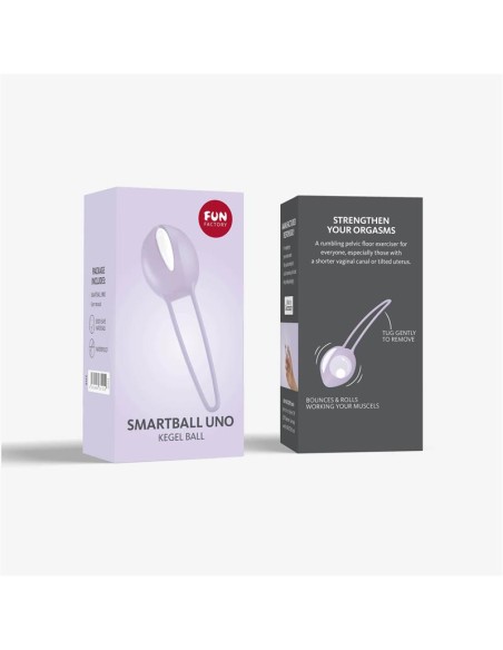 Smartball uno Bola Kegel White/Pastel Lilac