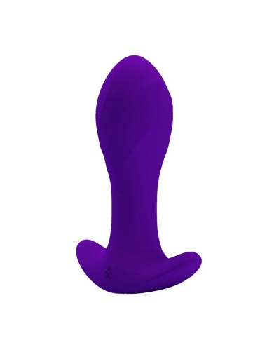 Estimulador Anal con Vibración Púrpura
