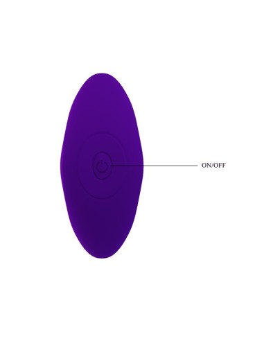 Estimulador Anal con Vibración Púrpura