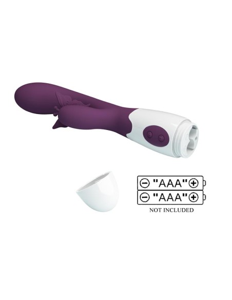 Vibrador Butterfly Kiss 30 funciones Púrpura