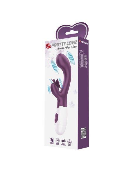 Vibrador Butterfly Kiss 30 funciones Púrpura