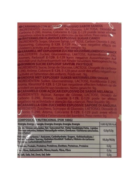 Caramelos Explosivos Sexo Oral Popping Candies Unidad Sabor Sandía