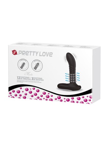 Estimulador Anal con Bolas Internas y Rotación