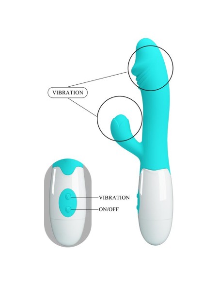 Vibrador Snappy 30 funciones Azul
