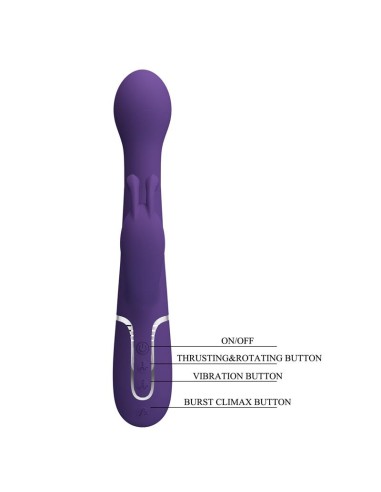 Dejon Vibrador con Thursting y Rotación Twinkled
