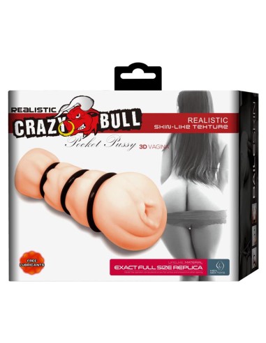 Pocket Pussy Masturbador Vagina 3D