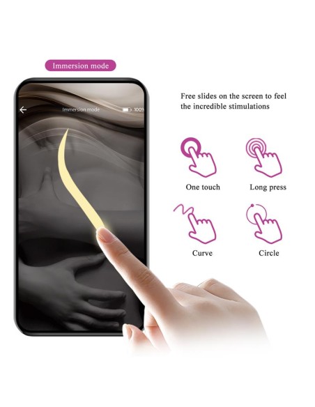 Doreen Huevo Vibrador con Electro Shock y APP