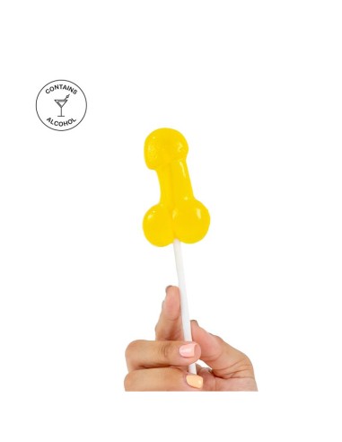 Piruleta de Pene Sabor Piña Colada con Alcohol