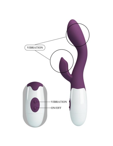 Vibrador Brighty 30 funciones Púrpura