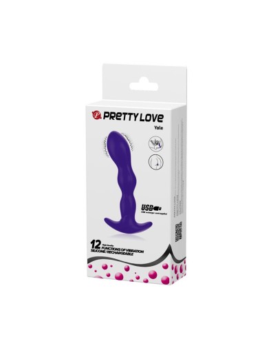 Yale Plug Anal con Vibración Púrpura