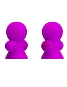 Funda para los Pezones con Vibración Rosa