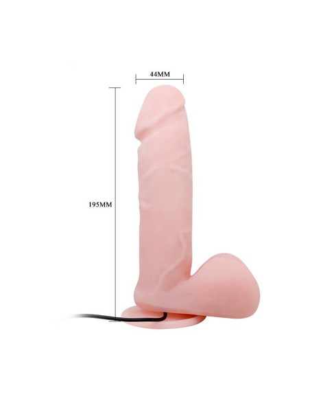Oliver Dildo Realista con Vibración y Rotación Control Remoto
