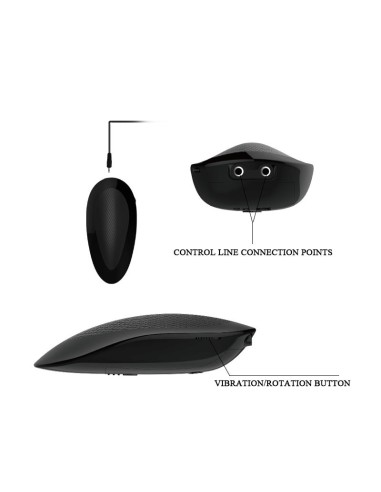 Oliver Dildo Realista con Vibración y Rotación Control Remoto