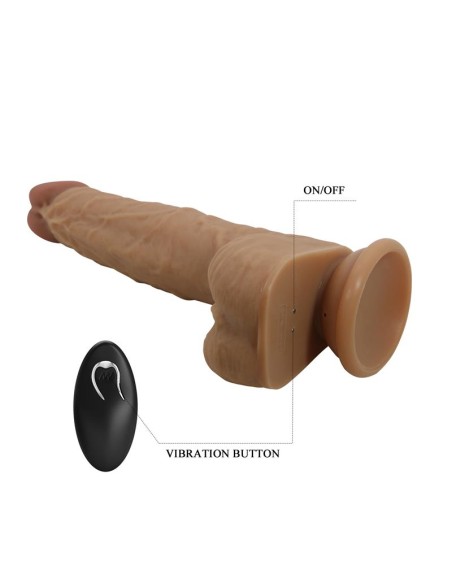 Jonathan Dildo con Vibración y Empuje Control Remoro