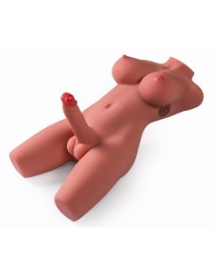 Miah Lady Boy Masturbador con Vibración y Thrusting
