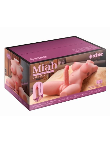Miah Lady Boy Masturbador con Vibración y Thrusting