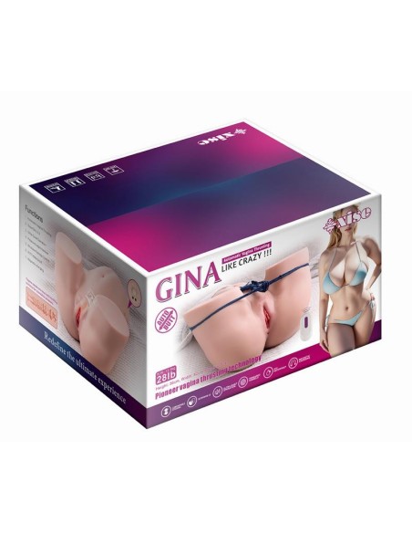 Gina Masturbador con Thrusting