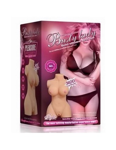 Busty Lady Masturbador Realista