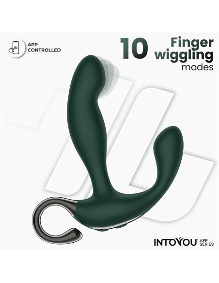 Greeny Masajeador Prostático con Finger Wiggling y App