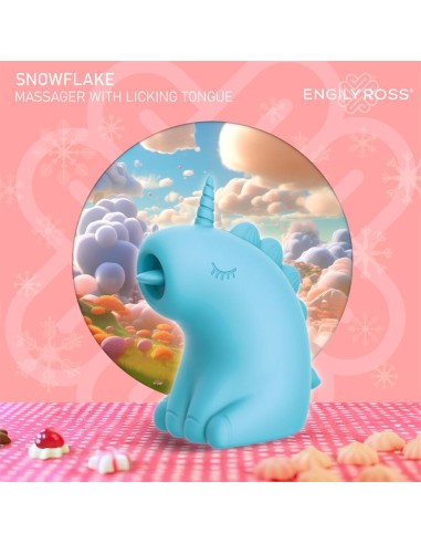 Snowflake Estimulador con Lengua Licking - Lameteo