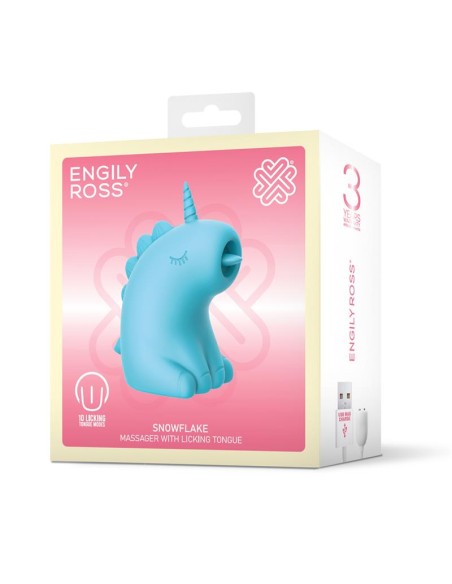 Snowflake Estimulador con Lengua Licking - Lameteo
