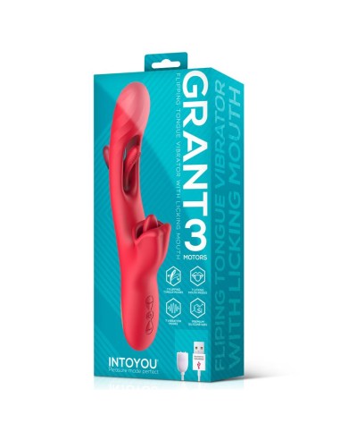Grant Vibrador con Flipping y Lengua Licking 360º
