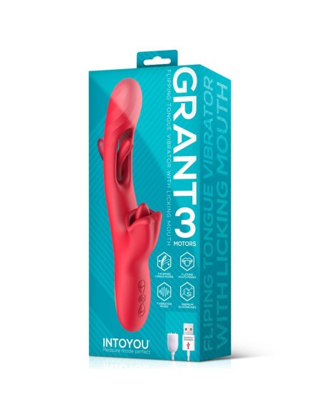 Grant Vibrador con Flipping y Lengua Licking 360º