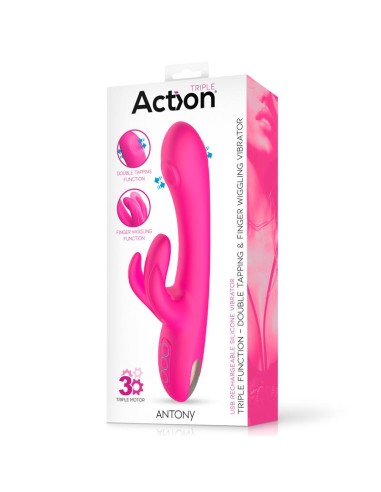 Antony Vibrador con Double Tapping y Función Finger