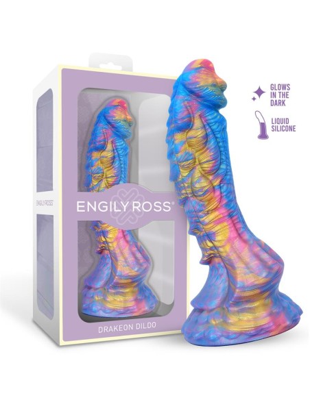 Drakeon Dildo Dragón Silicona Líquida 18 cm