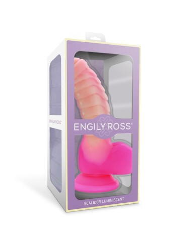 Scalidor Dildo Unicorn Brilla en la Oscuridad Silicona Líquida 18 cm