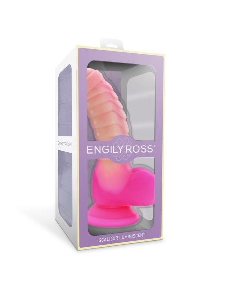 Scalidor Dildo Unicorn Brilla en la Oscuridad Silicona Líquida 18 cm