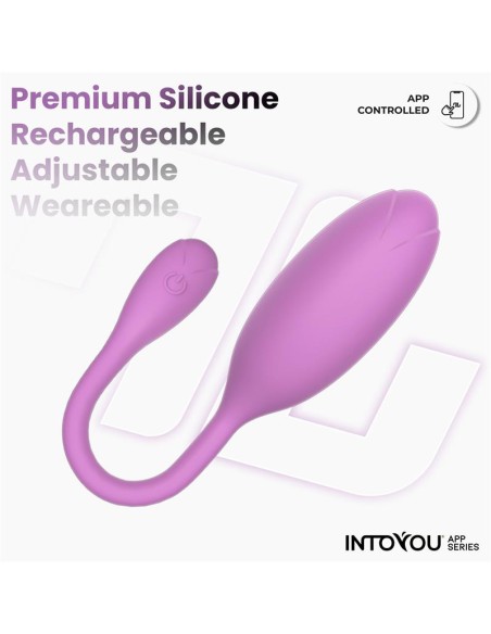Logan Huevo Vibrador con APP Unibody Púrpura