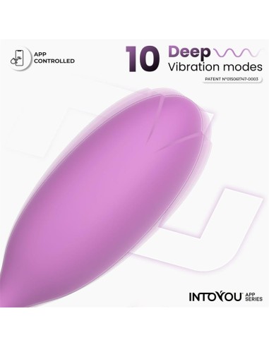 Logan Huevo Vibrador con APP Unibody Púrpura