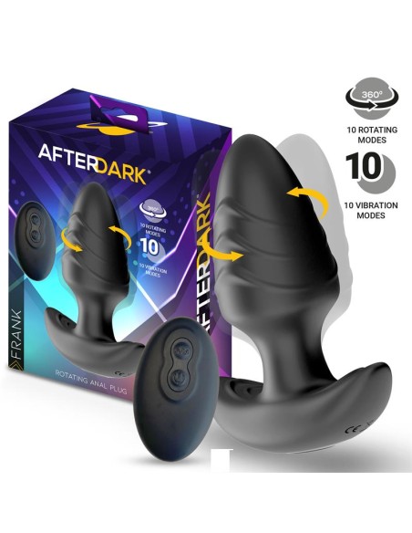 Frank Plug Anal con Vibración y Rotación 360º y Control Remoto