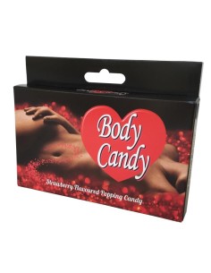 Polvos Comestibles Body Candy Sabor Fresa 2x16gr