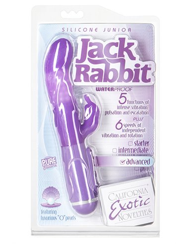 SILICONE JACK RABBIT JR. - PURPLE