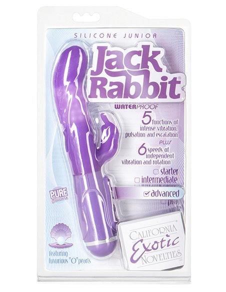 SILICONE JACK RABBIT JR. - PURPLE