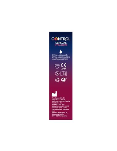 Sensual Xtra Dots - Punteados 12 uds