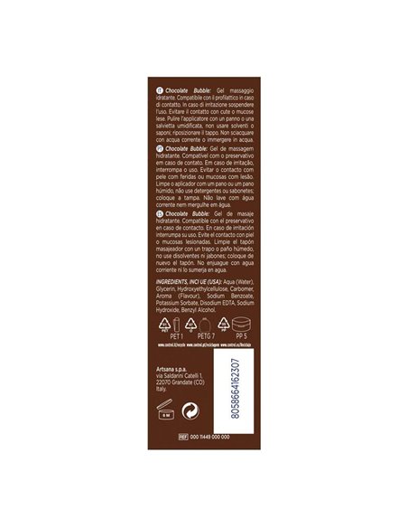 Gel de Masaje Bubble Chocolate 200 ml