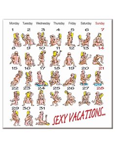 Imán de Calendario Kamasutra