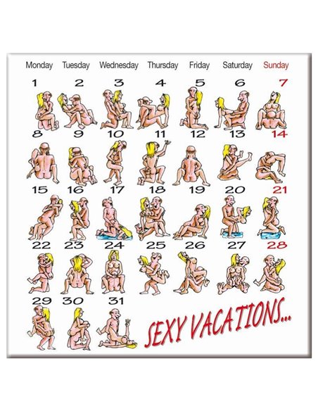 Imán de Calendario Kamasutra