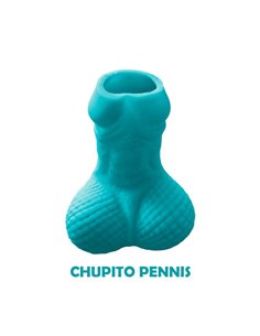 Chupito Forma Pene Color Azul