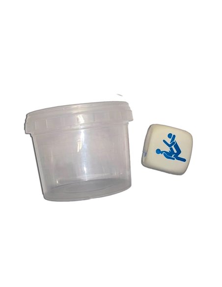 Dado Blanco de Posturas en Bote para Chicos