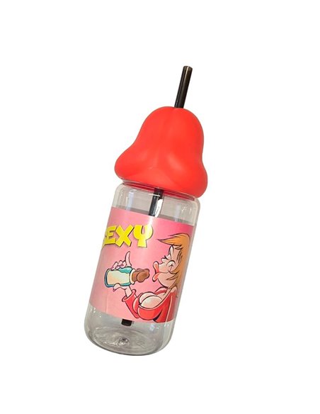 Biberón de Pene Rojo 360ml