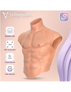 Boomax Traje Torso Masculino Hiperrealista Silicona Líquida Talla S 2