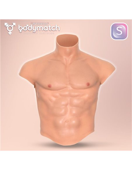 Boomax Traje Torso Masculino Hiperrealista Silicona Líquida Talla S