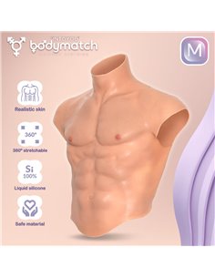 Boomax Traje Torso Masculino Híperrealista Sillicona Líquida Talla M 2