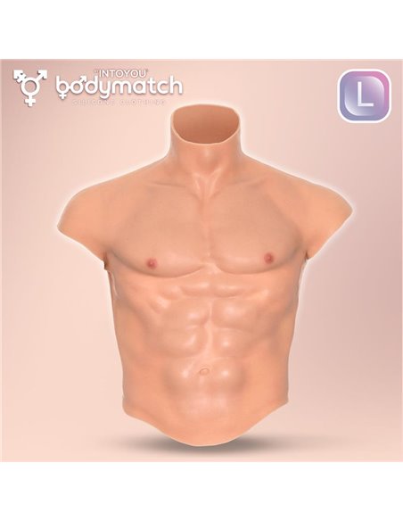 Boomax Traje Torso Masculino Hiperrealista Silicona Líquida Talla L