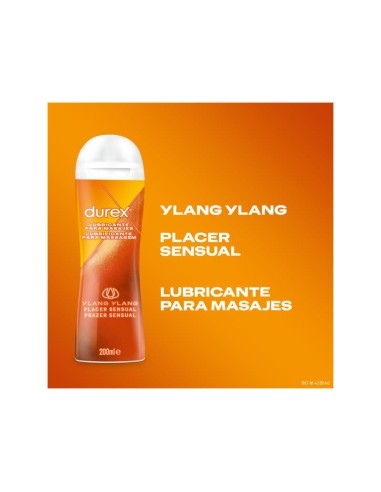 Gel de Masaje Sensual 2 en 1 Ylang Ylang 200 ml