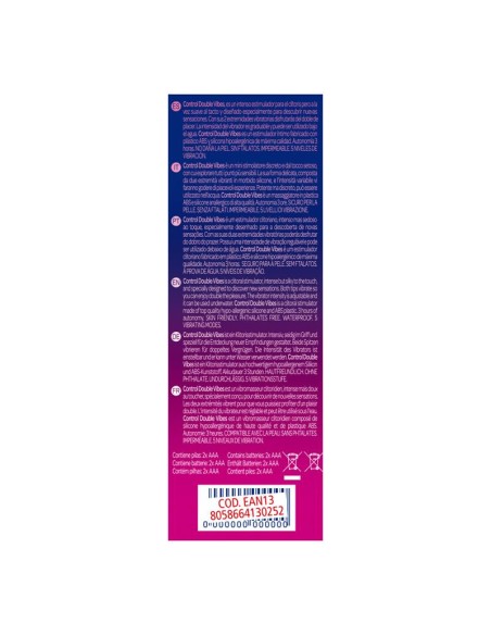 Estimulador Doble Double Vibe 5 Funciones